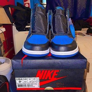 NIKE AIR JORDAN 1 RETRO HIGH OG ROYAL 2017 RELEASE Brand new has box and receipt